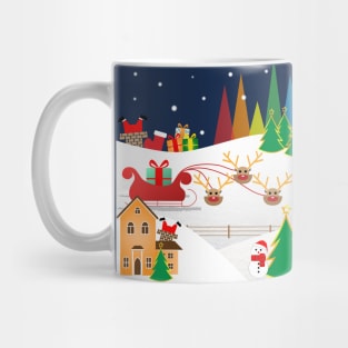 Christmas town Mug